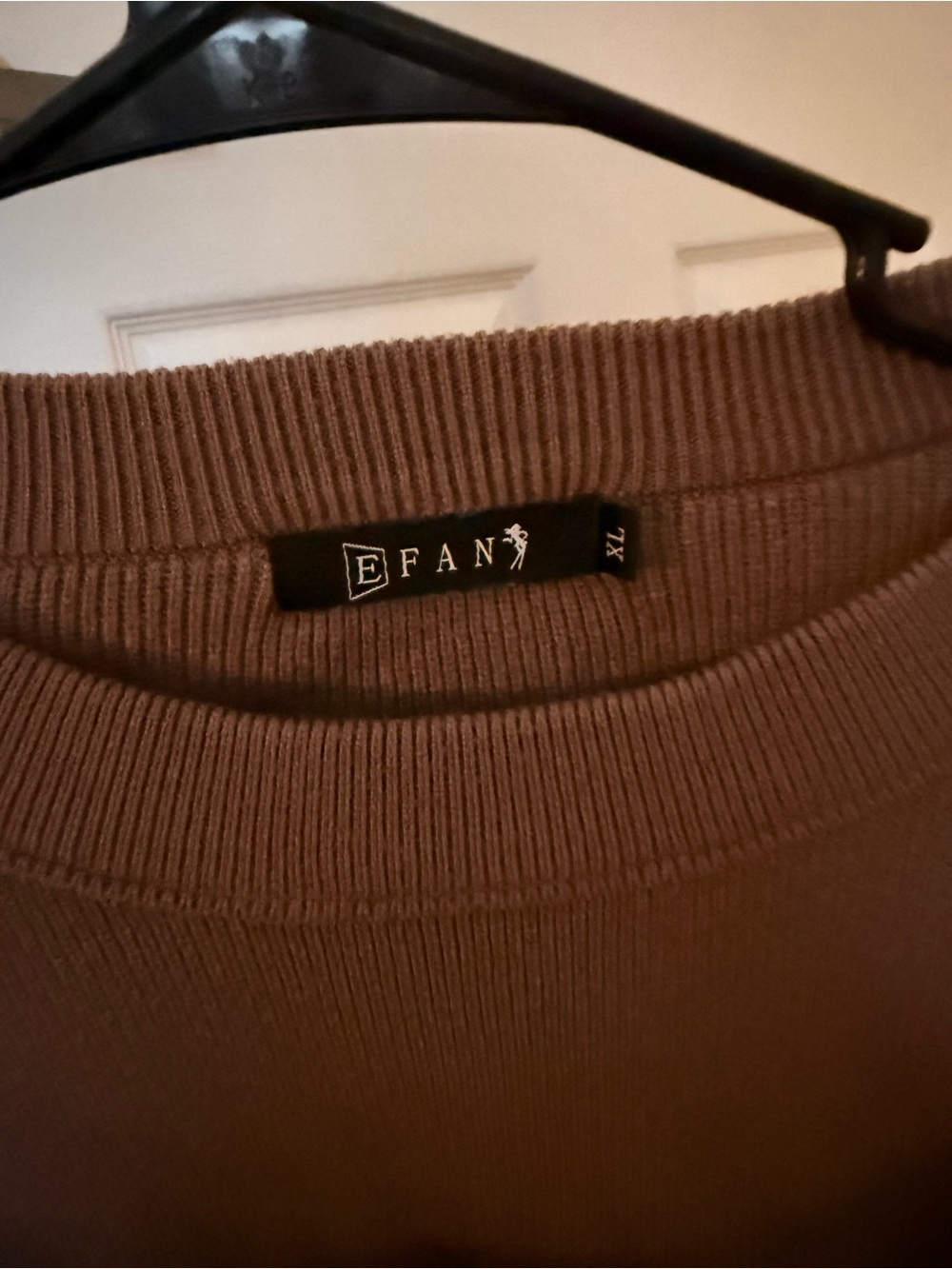 EFAN Oversized Scoop Neck Sweater - Brown - Picture 2 of 3